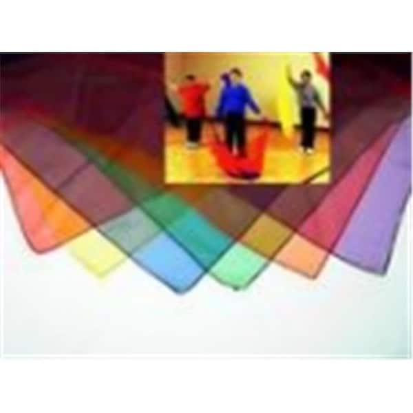 Everrich Industries Everrich Industries EVC-0056-4 Rhythm Activities Scarves Set-108 - 17 in. L X 17 in. W EVC-0056-4 - main